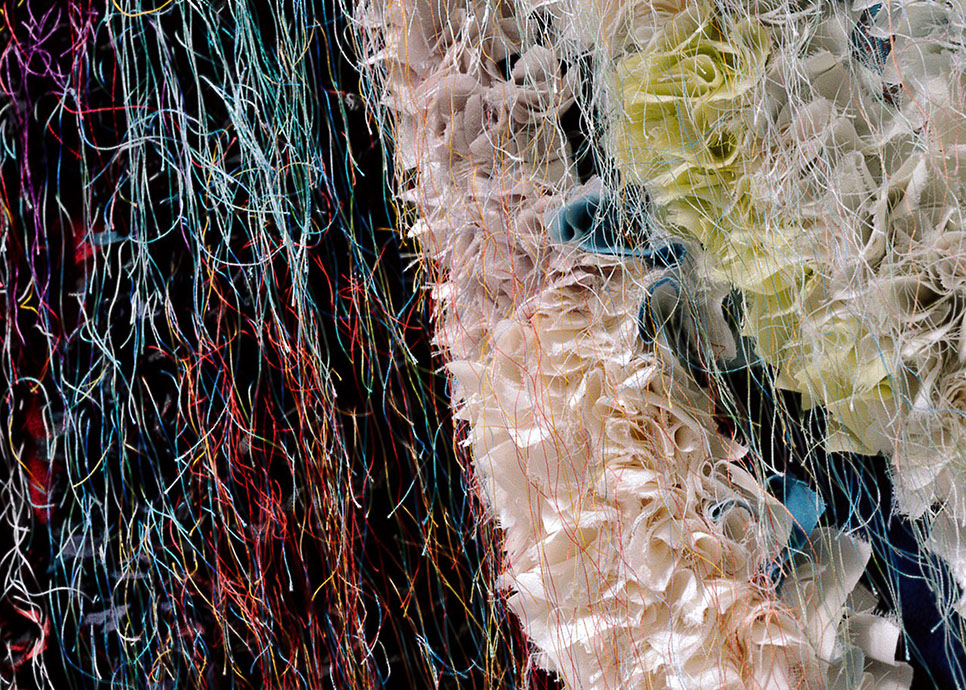 キルト｜道正千晶｜LIGHT&DARK V（部分）